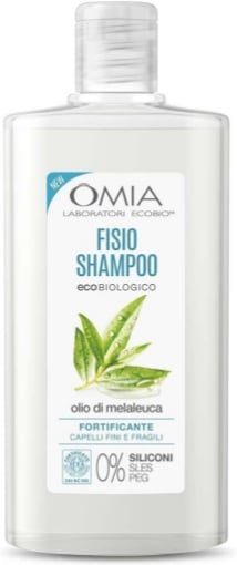 OMIA FISIO SHAMPOO TRATTANTE CON OLIO DI MELALEUCA PER CAPELLI FINI E FRAGILI FORTIFICANTE E ANTIFORFORA DA 200 ML OKX