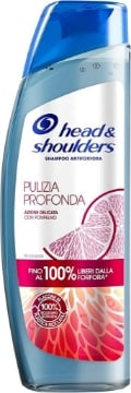 HEAD & SHOULDERS SHAMPOO ANTIFORFORA PULIZIA PROFONDA AZIONE DELICATA CONTRO LA FORFORA CON ESTRATTO DI POMPELMO 250 ML