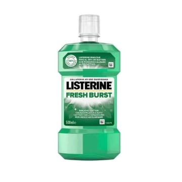 LISTERINE COLLUTORIO FRESH BURST 500 ML RIMUOVE I BATTERI E MIGLIORA L'ALITO 