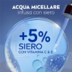 NIVEA ACQUA MICELLARE SKIN GLOW 400 ML STRUCCANTE VISO E OCCHI CON 5% SIERO NO RISCIACQUO PER PELLI SPENTE E SENSIBILI OKX