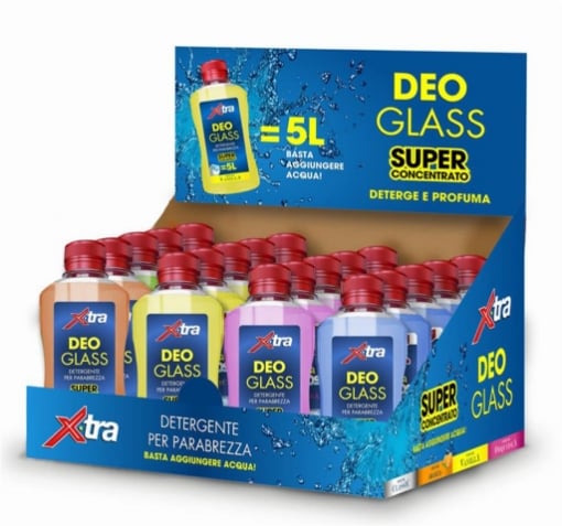 DEO GLASS DETERGENTE PER PARABREZZA DETERGENTE VETRI DA 125 ML ASSORTITI  