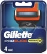 GILLETTE FUSION 5 PROGLIDE POWER LAMETTE DA BARBA PER RASOIO DI SICUREZZA 4 RICAMBI+5 LAME RIFINISCE LE AREE PIÙ DIFFICILI OKX