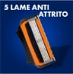 GILLETTE FUSION 5 PROGLIDE POWER LAMETTE DA BARBA PER RASOIO DI SICUREZZA 4 RICAMBI+5 LAME RIFINISCE LE AREE PIÙ DIFFICILI OKX