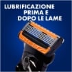 GILLETTE FUSION 5 PROGLIDE POWER LAMETTE DA BARBA PER RASOIO DI SICUREZZA 4 RICAMBI+5 LAME RIFINISCE LE AREE PIÙ DIFFICILI OKX