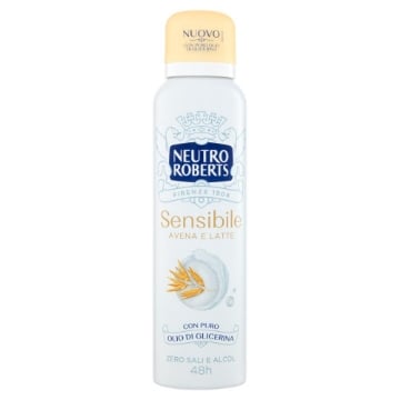 NEUTRO ROBERTS DEODORANTE SPRAY 150ML AVENA E LATTE OKX