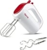 GIRMI SB02 SBATTITORE ELETTRICO 170W SBATTITORI INOX PER MONTARE FUNZIONE TURBO GANCI INOX 5 VELOCITÀ BIANCO/ROSSO