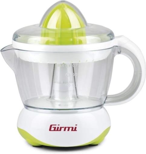 GIRMI SR02 SPREMIAGRUMI 25 W CAPACITÀ 700 CC DOPPIA COPPA DI SPREMITURA BIANCO/VERDE OKX