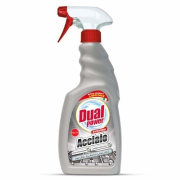 DUAL POWER ACCIAIO SPRAY 500ML DETERGENTE PER SUPERFICI INOX OKX