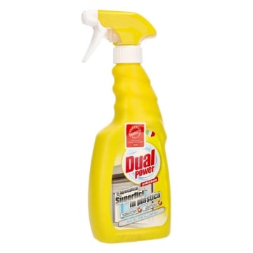 DUAL POWER SPRAY 500ML DETERGENTE PER SUPERFICI IN PLASTICA OKX