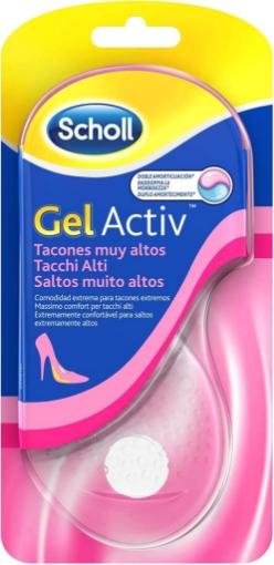 SCHOLL SOLETTE GEL ACTIV DONNA PER TACCHI ALTI AZIONE AMMORTIZZANTE E ANTISCIVOLO  1 PAIO OKX