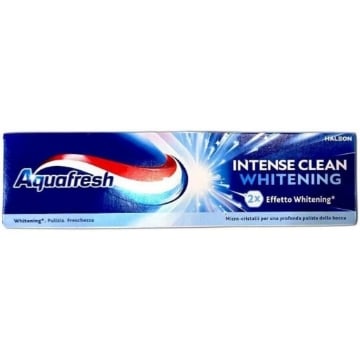 AQUAFRESH DENTIFRICIO INTENSE CLEAN WHITE 75 ML MICROCRISTALLI PER UNA PROFONDA PULIZIA