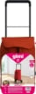 GIMI ARGO I CARRELLO PORTASPESA LEGGERO CAPIENZA 42 L E TASCA FRONTALE + ZIP ANTIPIOGGIA LEGGERO 94HX30X36 CM ROSSO OKX