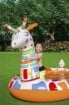 PISCINA GONFIABILE GIRAFFA GIOCO BIMBO CON SPRUZZATORE 266X157X127CM PER ESTERNO
