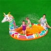 PISCINA GONFIABILE GIRAFFA GIOCO BIMBO CON SPRUZZATORE 266X157X127CM PER ESTERNO