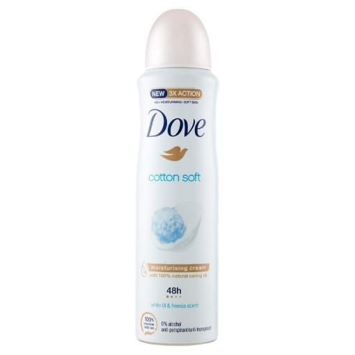 DOVE DEODORANTE SPRAY 150ML COTTON SOFT OKX