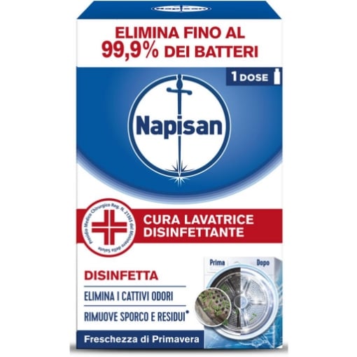 NAPISAN CURA LAVATRICE DISINFETTANTE 250ML FRESCHEZZA DI PRIMAVERA OKX