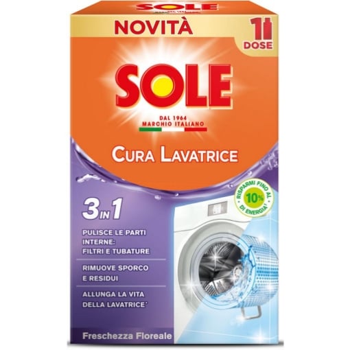 SOLE CURA LAVATRICE LIQUIDO 250ML FRESCHEZZA FLOREALE OKX