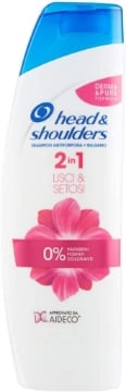 HEAD&SHOULDERS SHAMPOO 2 IN 1 LISCI E SETOSI DA 225 ML