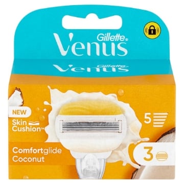 GILLETTE VENUS LAMETTE RASOI DONNA COMFORGLIDE A 5 LAME CONFEZIONE DA 3 PEZZI OKX