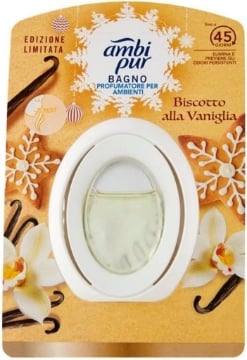 AMBIPUR BAGNO PROFUMATORE BISCOTTO ALLA VANIGLIA DURATA FINO A 50 GIORNI 7,5 ML 