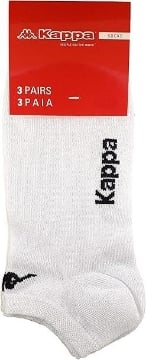 KAPPA FANTASMINO DA UOMO MAGLIA JERSEY IN COTONE TAGLIA 36/38 PACK DA 3 PAIA BIANCO OKX