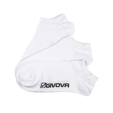 GIVOVA CALZA FANTASMINO DA UOMO MAGLIA JERSEY IN COTONE TAGLIA 39/42 3PZ BIANCO 