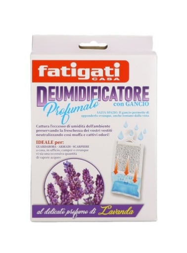 DEUMIDIFICATORE C/GANCIO 500ML LAVANDA