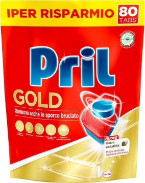 PRIL TABS MAXI PACK 80 PZ NEW GOLD