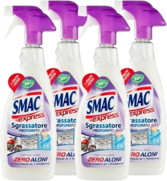 SMAC SGRASSATORE MULTIPACK DA 4 PZ PROFUMATO ALLA LAVANDA SPRAY 650 ML