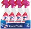 SMAC MAXI PACCO 12 PZ SPRAY SGRASSATORE 650 ML DISINFETTANTE CON CANDEGGINA