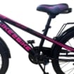 BICICLETTA DARKRIDER FUCSIA E NERA  CON MANUBRIO ERGONOMICO E SELLINO SPORTIVO 20 POLLICI OKX