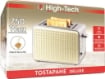 HIGH-TECH TOSTAPANE DA 750 WATT IN ACCIAIO E FINITURE AVORIO