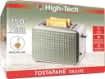 HIGH-TECH TOSTAPANE DA 750 WATT IN ACCIAIO E FINITURE VERDI