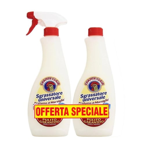 CHANTECLAIR SPRAY SGRASSATORE SET 1 PZ + 1 RICARICA DA 700 ML L'UNO MARSIGLIA OKX