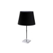 LAMPADA LUMETTO MODERNO CON BASE QUADRATA IN ACCIAIO E PARALUME NERO 30 X H 53 CM OKX