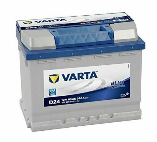 BATTERIA AUTO VARTA BLU DYNAMIC D24 60 AH 12 V 17,5X19 X 24,2 CM