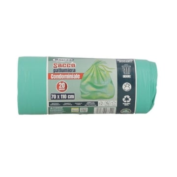 SACC PATT MRY 70X120 20PZ VERDE