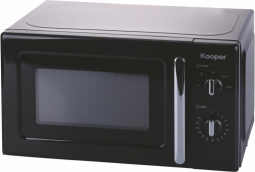 KOOPER FORNO A MICROONDE VINTAGE NERO 22 L  5 PROGRAMMI DI COTTURA 700 W WAVE