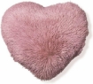 CUSCINO A CUORE GLAM CON PELO 60X45 CM 400 GR COLORAZIONE ASSORTITA 