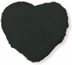 CUSCINO A CUORE GLAM CON PELO 60X45 CM 400 GR COLORAZIONE ASSORTITA 