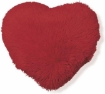 CUSCINO A CUORE GLAM CON PELO 60X45 CM 400 GR COLORAZIONE ASSORTITA 