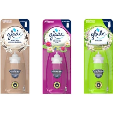 GLADE RICARICA DEODORANTE PER AMBIENTE 18 ML FRAGRANZA ASSORTITA / VANIGLIA - MUGHETTO - RELAXING ZEN