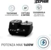 ZEPHIR BREAKFAST SET 5 IN 1 TOSTAPANE, CASSERUOLA SUPPORTO PER UOVA, PIASTRA E COTTURA A VAPORE 1600 WATT