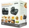 ZEPHIR BREAKFAST SET 5 IN 1 TOSTAPANE, CASSERUOLA SUPPORTO PER UOVA, PIASTRA E COTTURA A VAPORE 1600 WATT