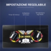 CASCO ASCIUGACAPELLI 1180W AD ALTEZZA REGOLABILE CON TIMER 60 MINUTI E RUOTE GIREVOLI, 65X65X115-165 CM, NERO