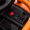 MACCHINA ELETTRICA PER BAMBINI 3-5 ANNI CON LICENZA MCLAREN, TELECOMANDO E CLACSON, 115X67X50 CM, ARANCIONE