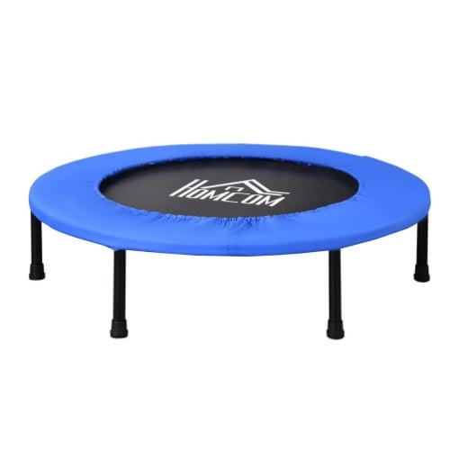 TRAMPOLINO ELASTICO PER JUMPING FITNESS STRUTTURA IN ACCIAIO NERO/BLU