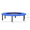 TRAMPOLINO ELASTICO PER JUMPING FITNESS STRUTTURA IN ACCIAIO NERO/BLU