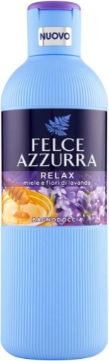 FELCE AZZURRA BAGNODOCCIA RELAX PROFUMO AL MIELE E FIORI DI LAVANDA PER UNA PELLE MORBIDA E PROFUMATA 650 ML OKX