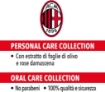 AC MILAN COFANETTO REGALO PER L'IGIENE ORALE DENTIFRICIO 75 ML + SPAZZOLINO + COPPETTA PER SPAZZOLINO + BORSA PER COSMETICI